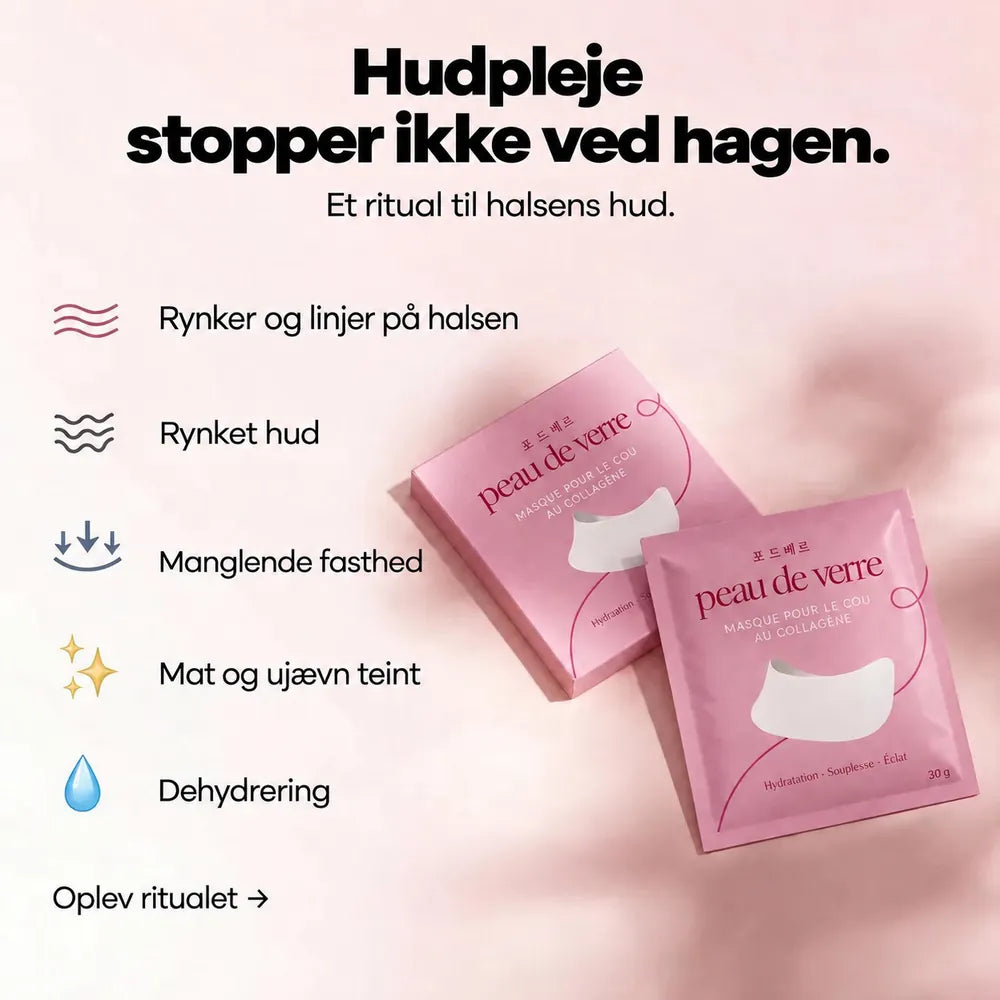 Kollagenmaske til hals & dekolleté