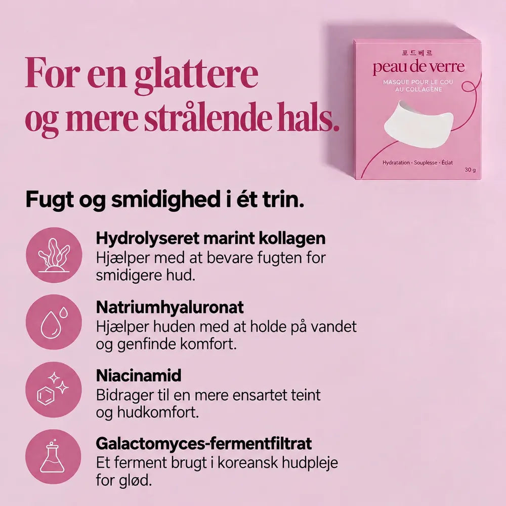 Kollagenmaske til hals & dekolleté